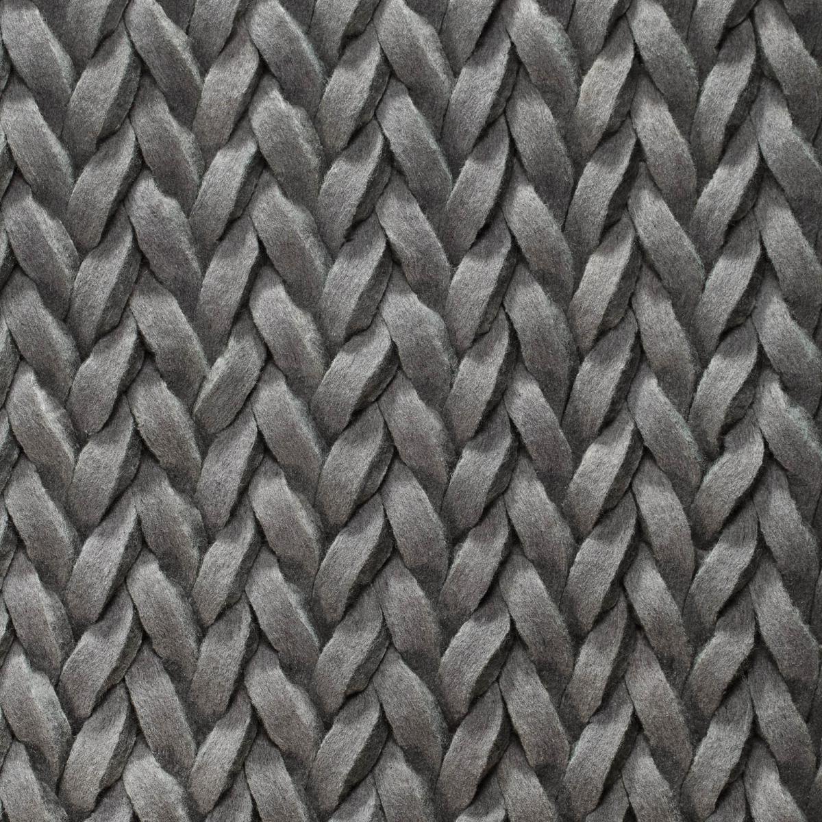 Urbane Felted Wool Rugs in Grey 80x150cm – image 2