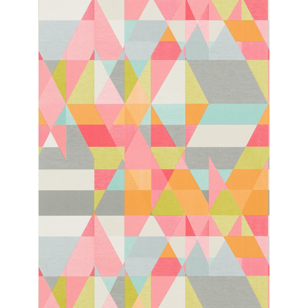Axis Wallpaper 110836 by Scion in Lime Peony Sunset Roll – image 3