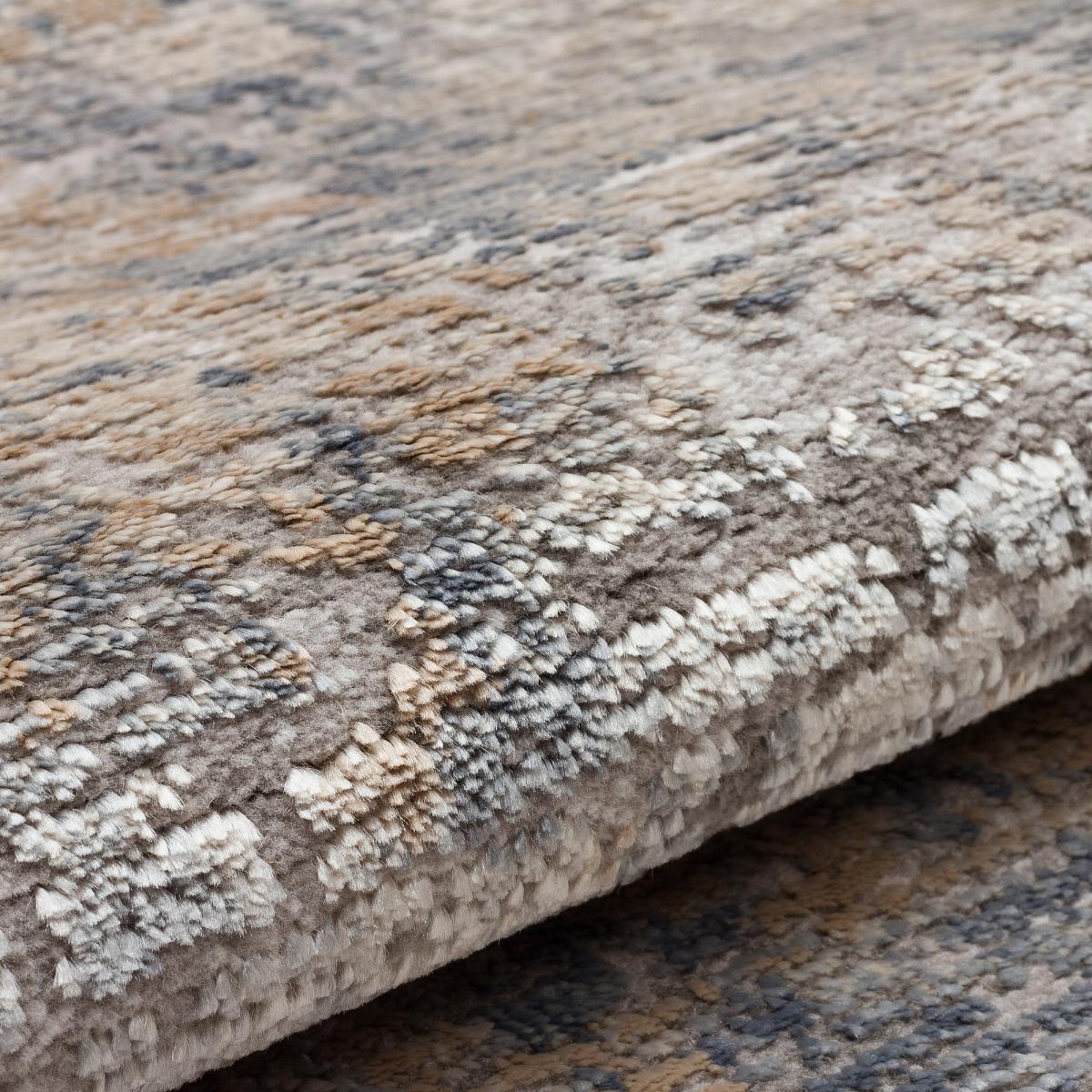 Luzon Abstract Runner Rugs By Concept Loom LUZ801 in Blue Taupe&nbsp;80x240cm – image 4
