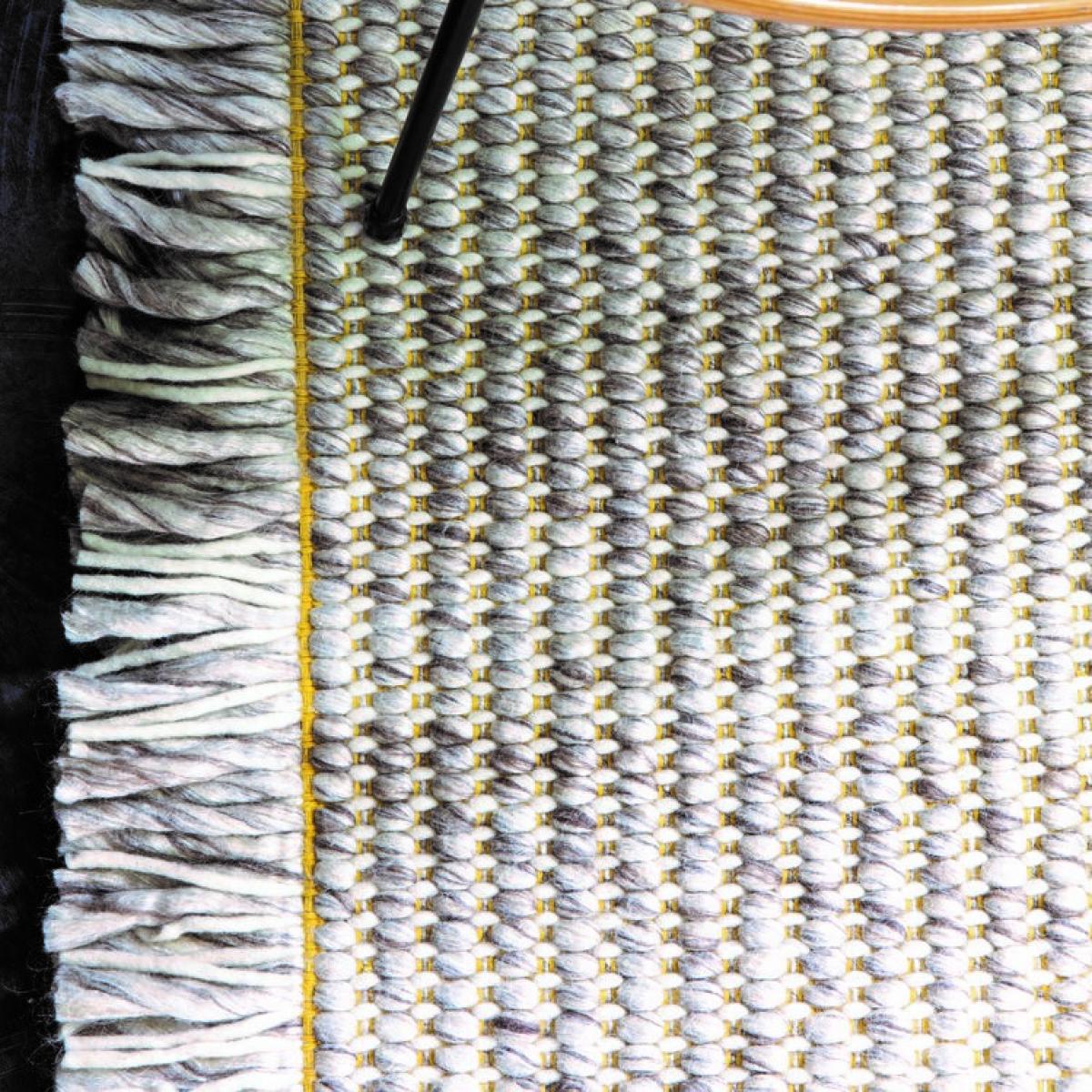 Primal Rugs 231 001 700 by Ligne Pure in Grey Ivory and Yellow – image 2