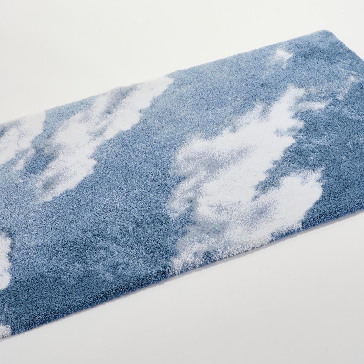 Nuage 330 Bath Mat in Powder Blue by Designer Abyss & Habidecor 70x120cm – image 4