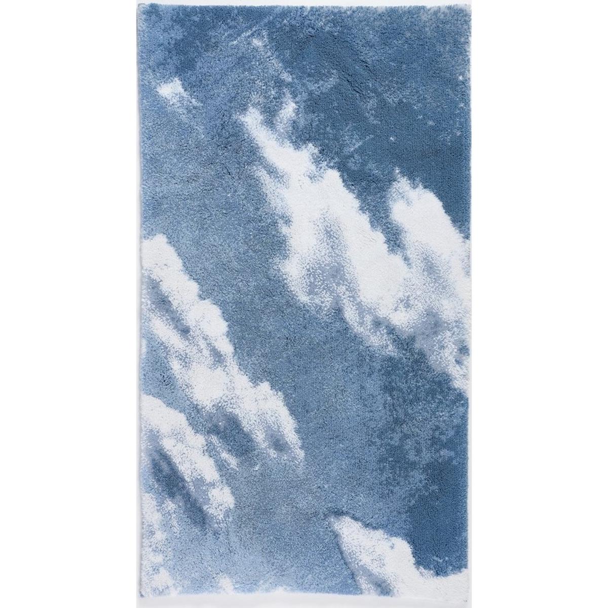 Nuage 330 Bath Mat in Powder Blue by Designer Abyss & Habidecor 70x120cm – image 5