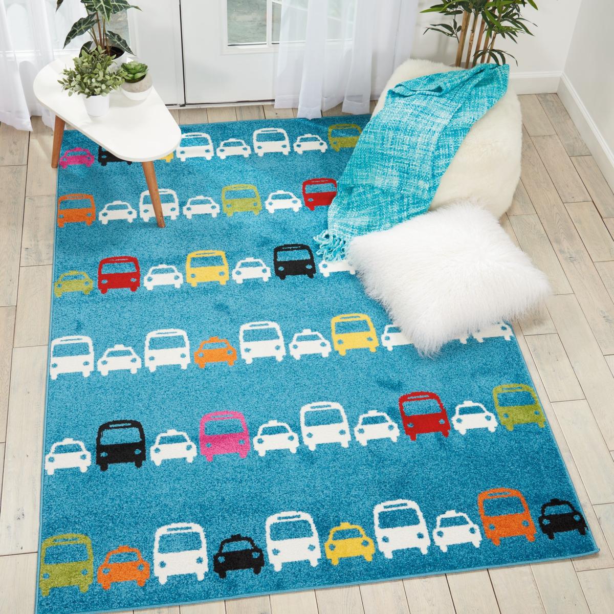 Miles DS200 Rugs in Blue by Nourison – image 1