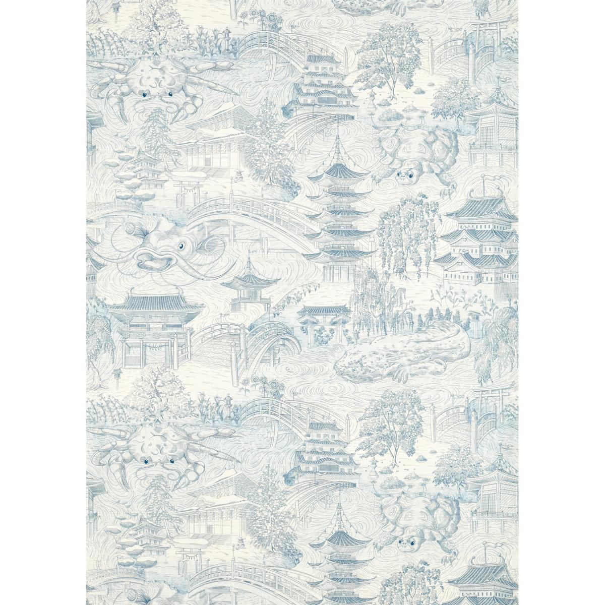 Eastern Palace Wallpaper 312987 by Zoffany in Indigo Blue&nbsp;Roll – image 5