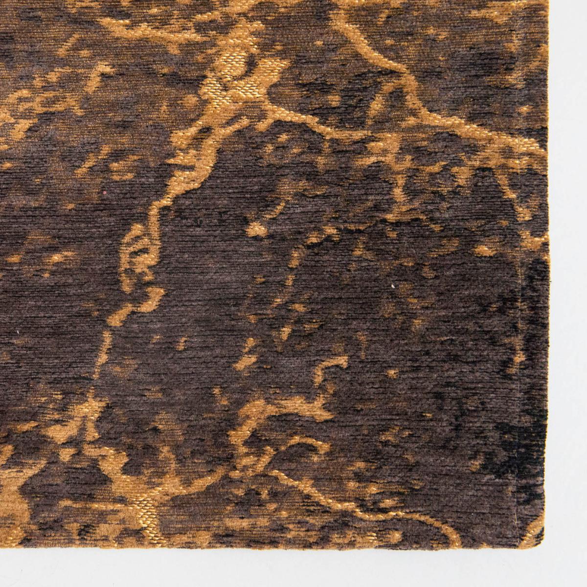 Louis De Poortere Modern Abstract Mad Men Cracks Rugs 8618 in Deep Mine 80x150cm – image 2