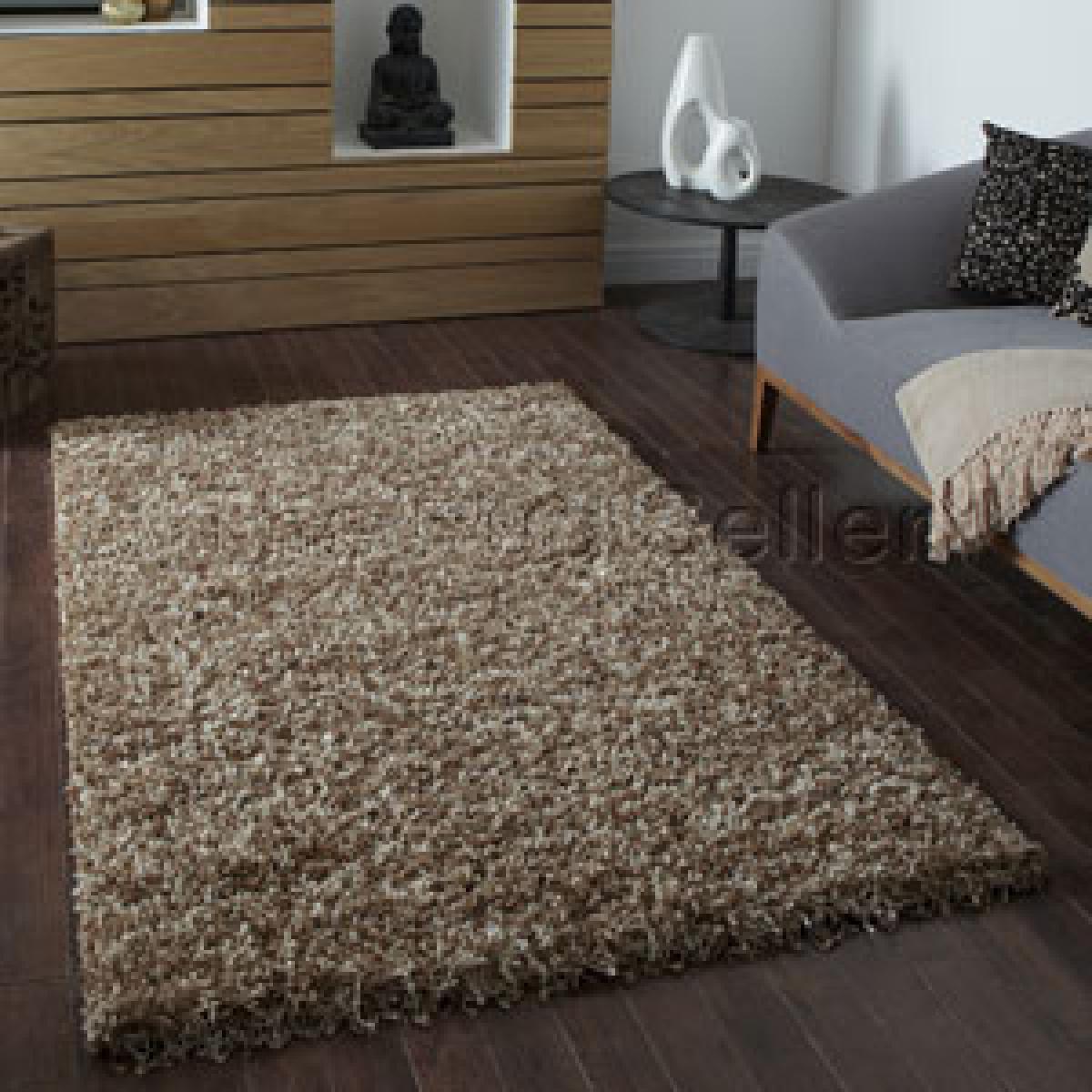 Vista Soft Shaggy Plain Rugs 3547 Beige&nbsp;200x290cm – image 5