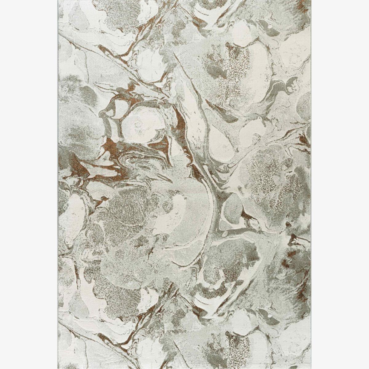 Quartz Modern Abstract Rugs 83016 6111 in Rust Orange160x230cm – image 1