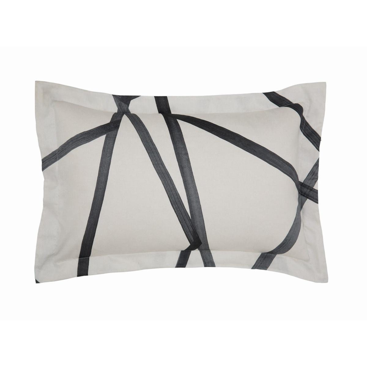 Sumi Geometric Bedding by Harlequin in Pearl & Charcoal Grey 260x220cm – image 4