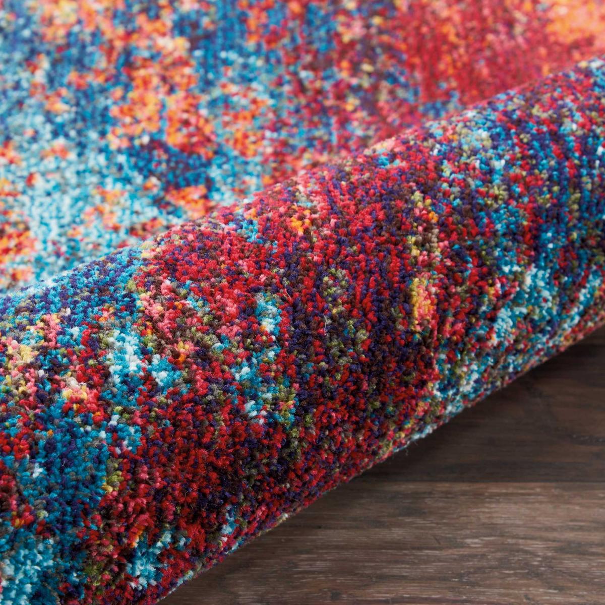 Celestial Abstract Hallway Runner Rugs CES08 Wave by Nourison 61x183cm – image 3