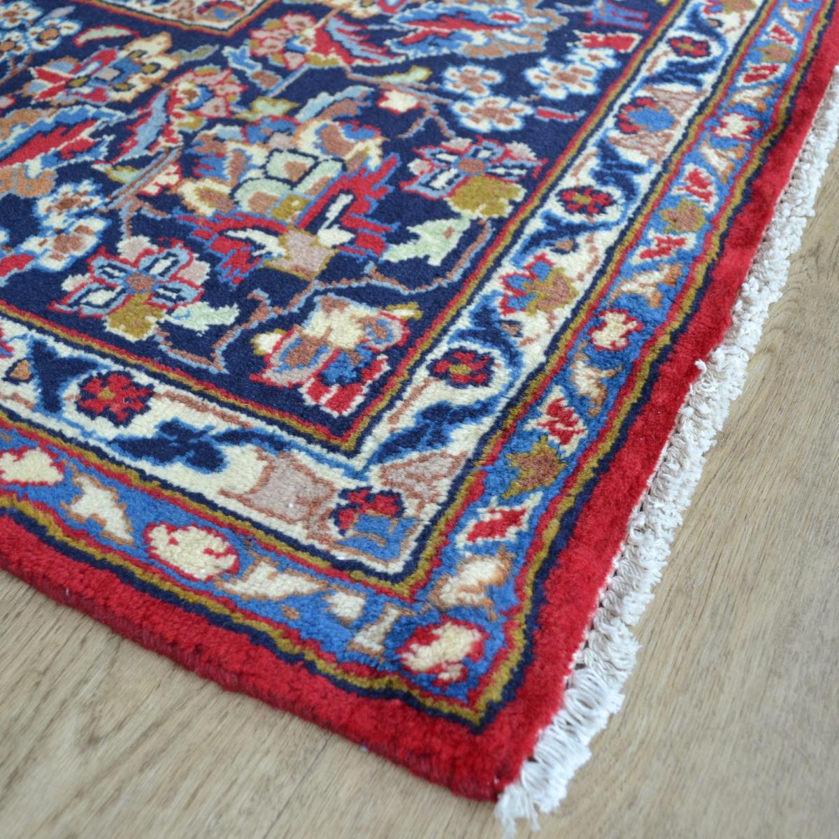 Maschhad 18088 Traditional Hand Knotted Wool Rug in Red 390x300cm – image 4