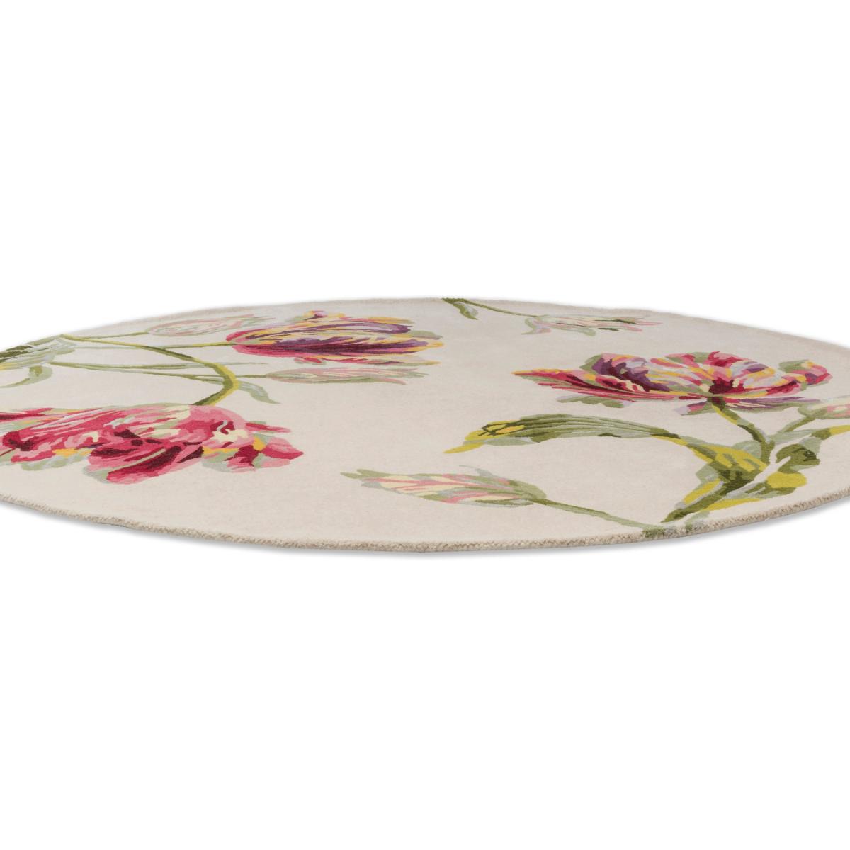 Gosford 081300 Circle Rug by Laura Ashley in Cranberry Red&nbsp;200x200cm – image 2