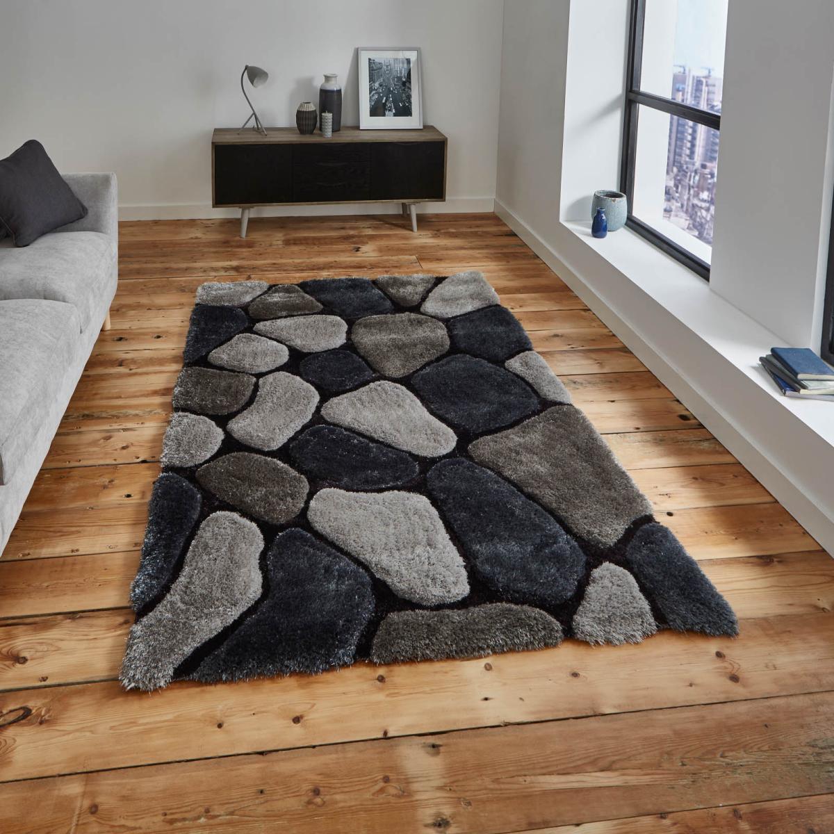 Noble House Rugs NH 5858 in Grey Cobalt – image 1