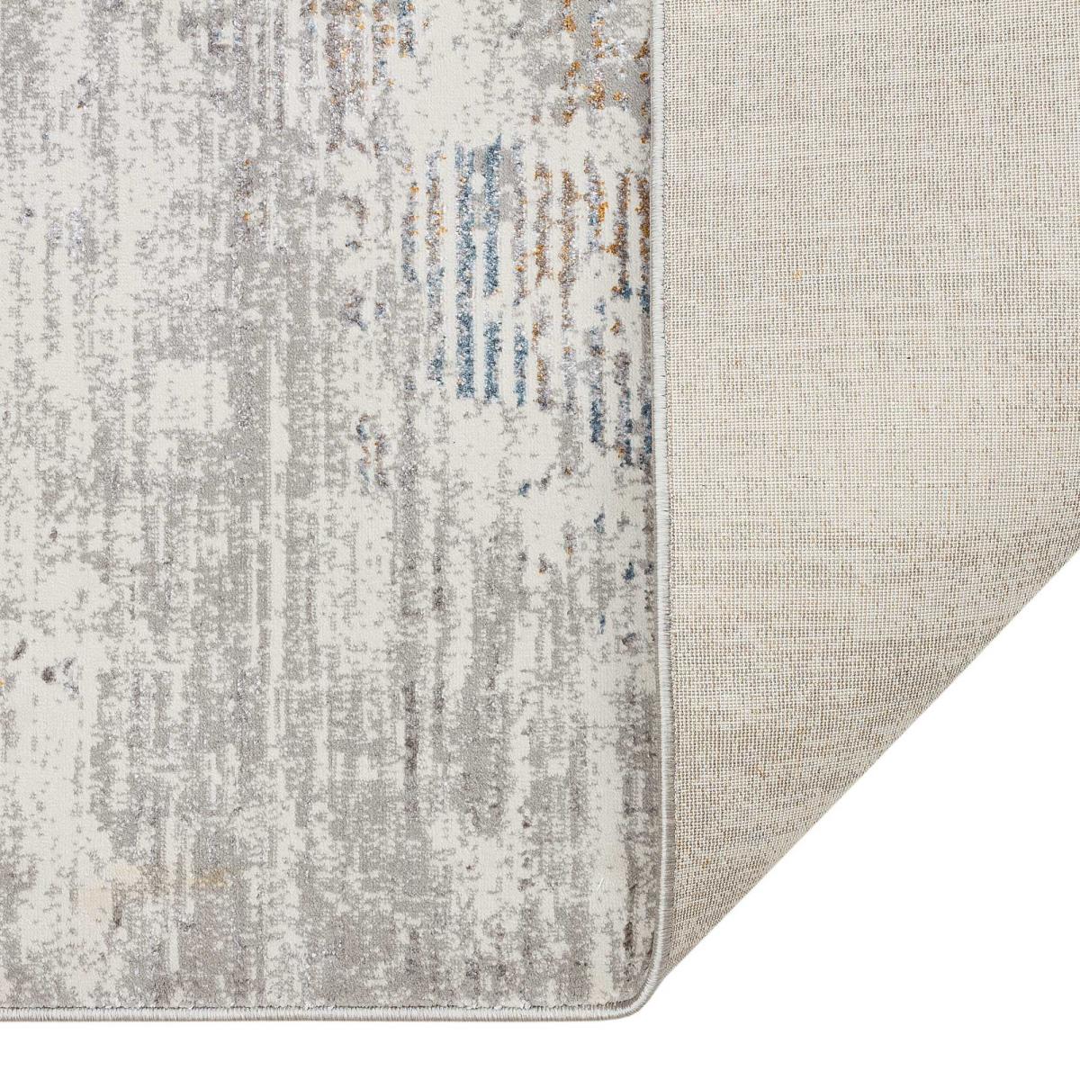 Dalia DAL10 Abstract Rugs in Ivory Multicolour – image 2
