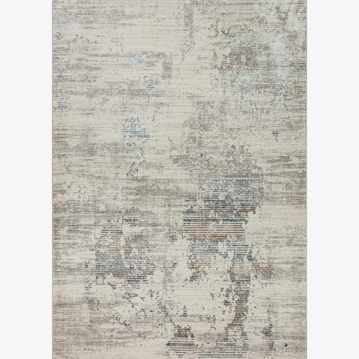 Dalia DAL10 Abstract Rugs in Ivory Multicolour – image 1