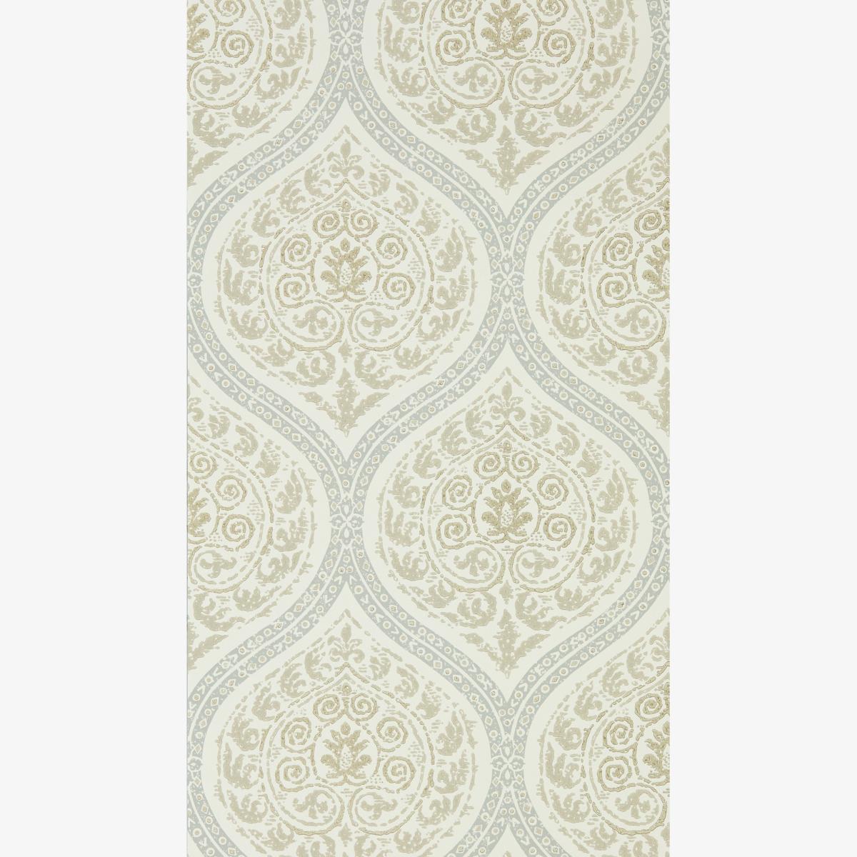 Madurai Wallpaper 216755 by Sanderson in Stone Grey Roll