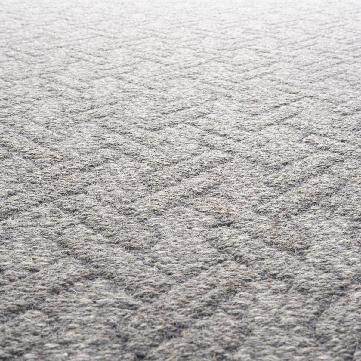 High Line Geometric Wool Rugs 99031 3030 in Grey240x330cm – image 4
