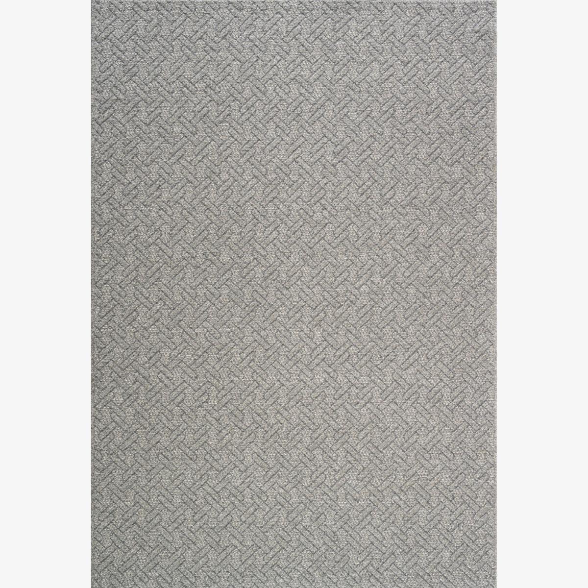 High Line Geometric Wool Rugs 99031 3030 in Grey240x330cm – image 1