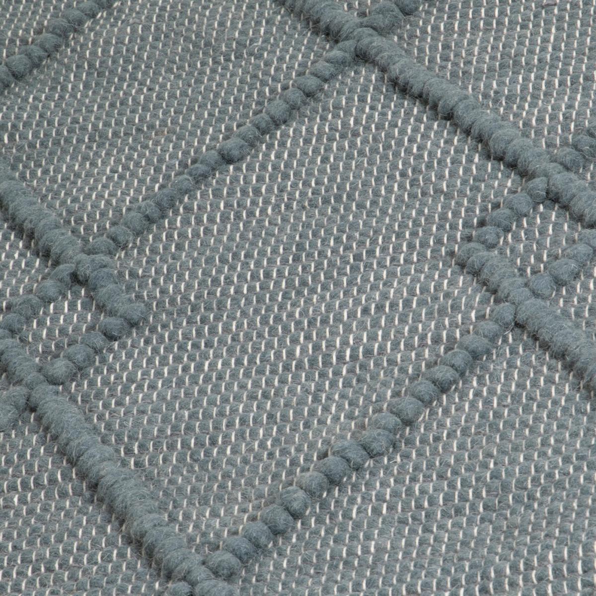 Saffron Boho Wool Runner Rugs in Grey60x230cm – image 2