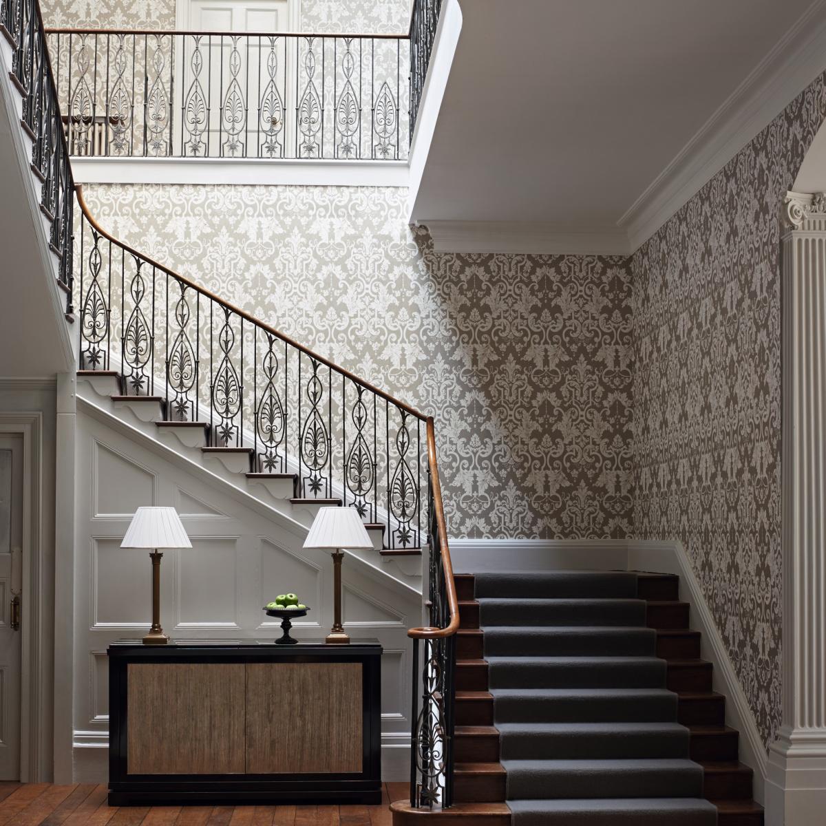 Marmorino Wallpaper 312034 by Zoffany in Harbour Grey Roll – image 2