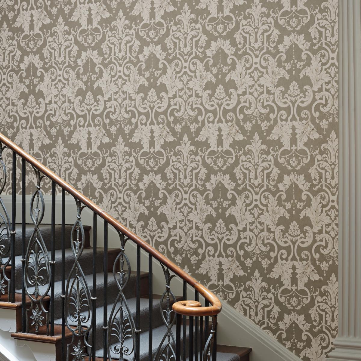 Marmorino Wallpaper 312034 by Zoffany in Harbour Grey Roll – image 1