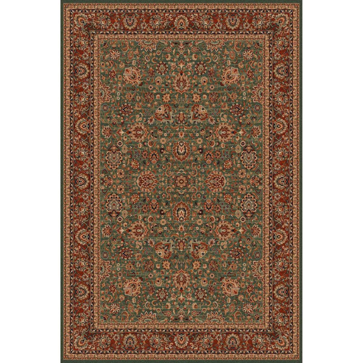 Royal Kashqai Traditional Bordered Wool Rugs in 4362 400 Green – image 2
