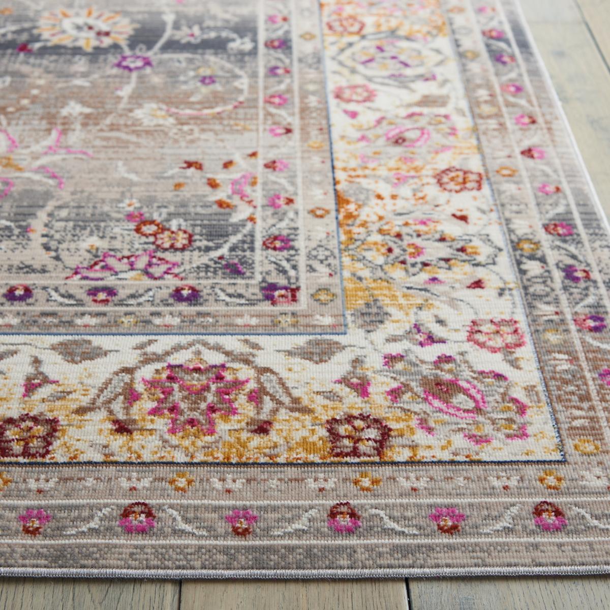 Vintage Kashan Circluar Rugs VKA01 by Nourison in Grey 183x183cm – image 4
