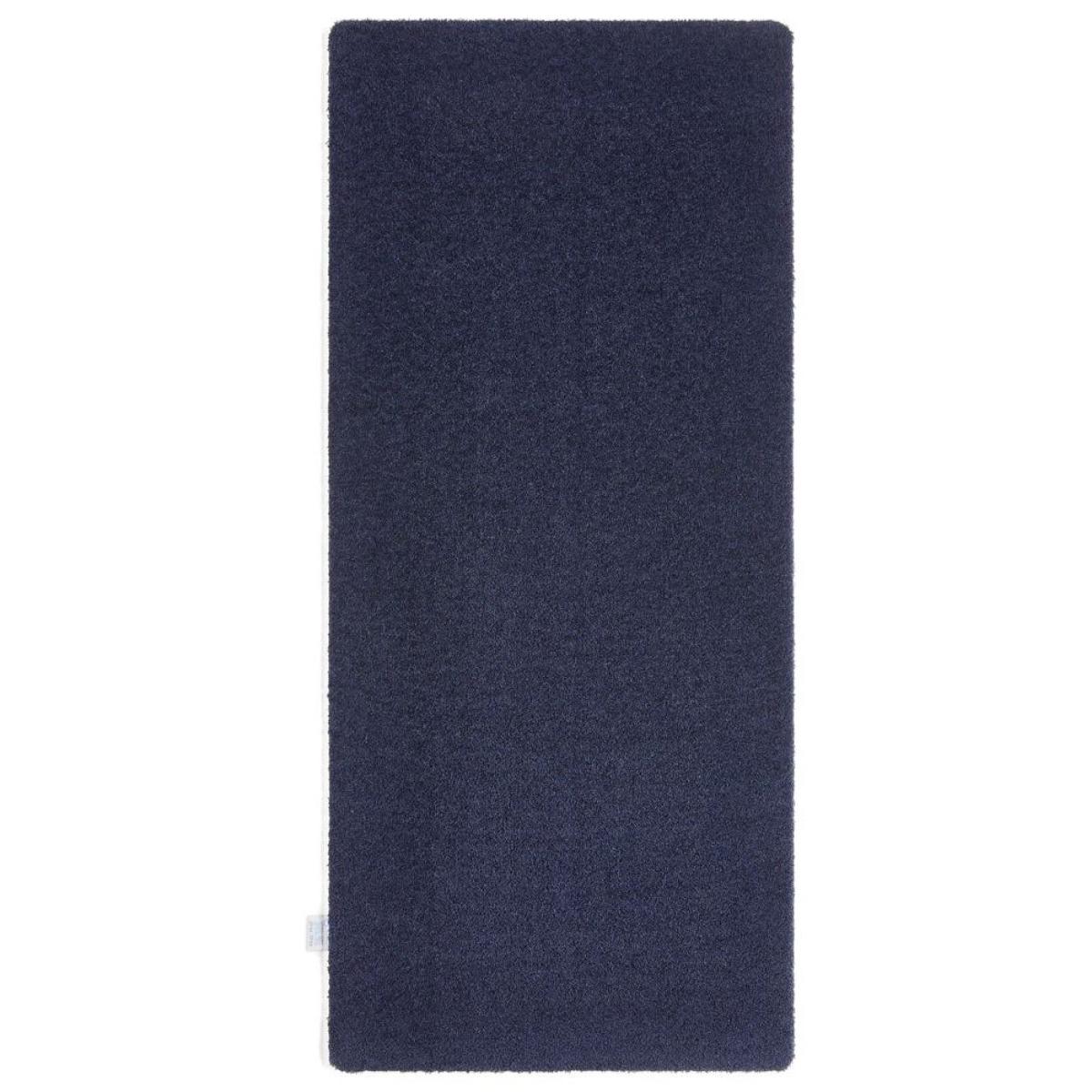 Sense Plain Washable Rug in French Navy Blue 80x120cm – image 4