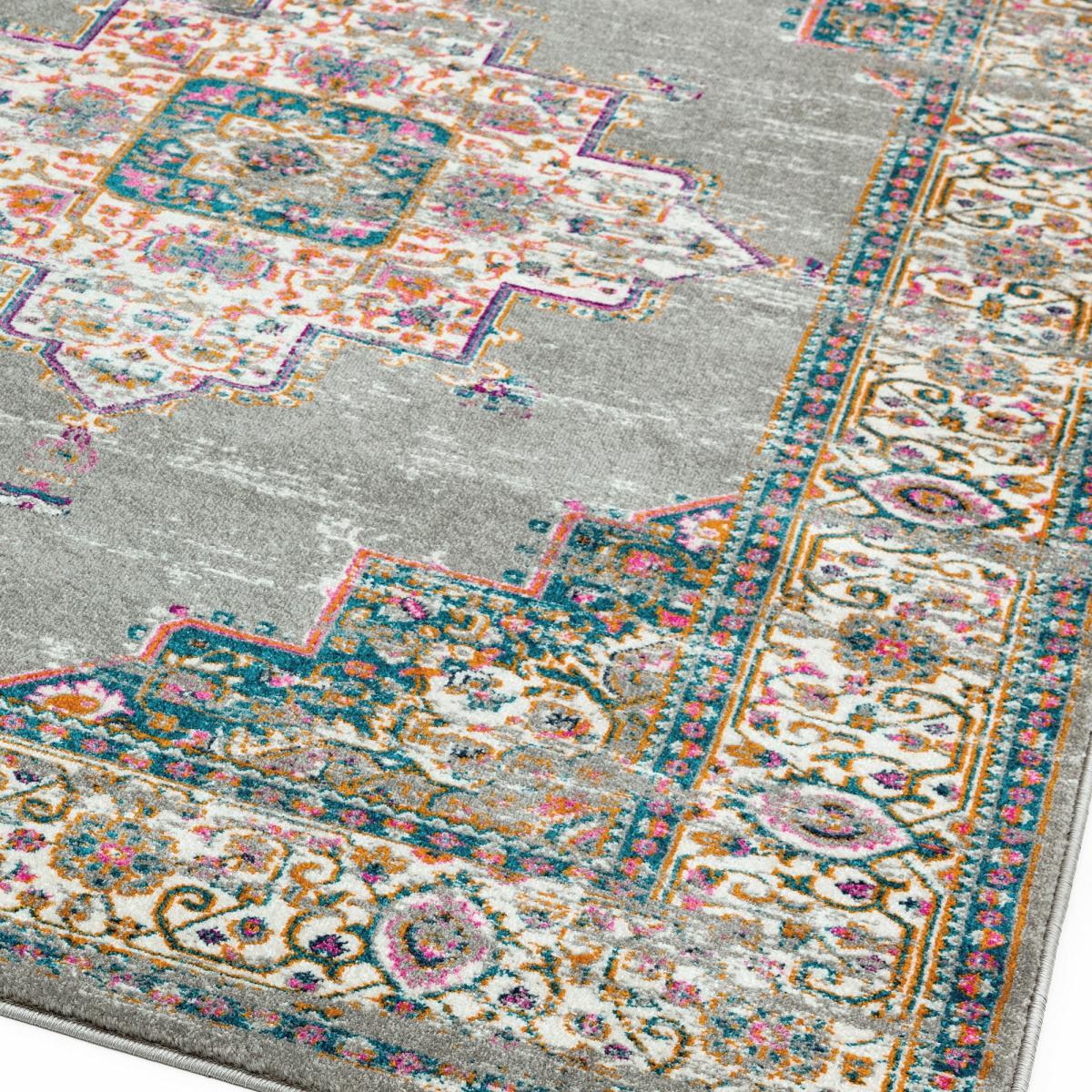 Colt CL02 Medallion Rugs in Grey by Asiatic – image 2