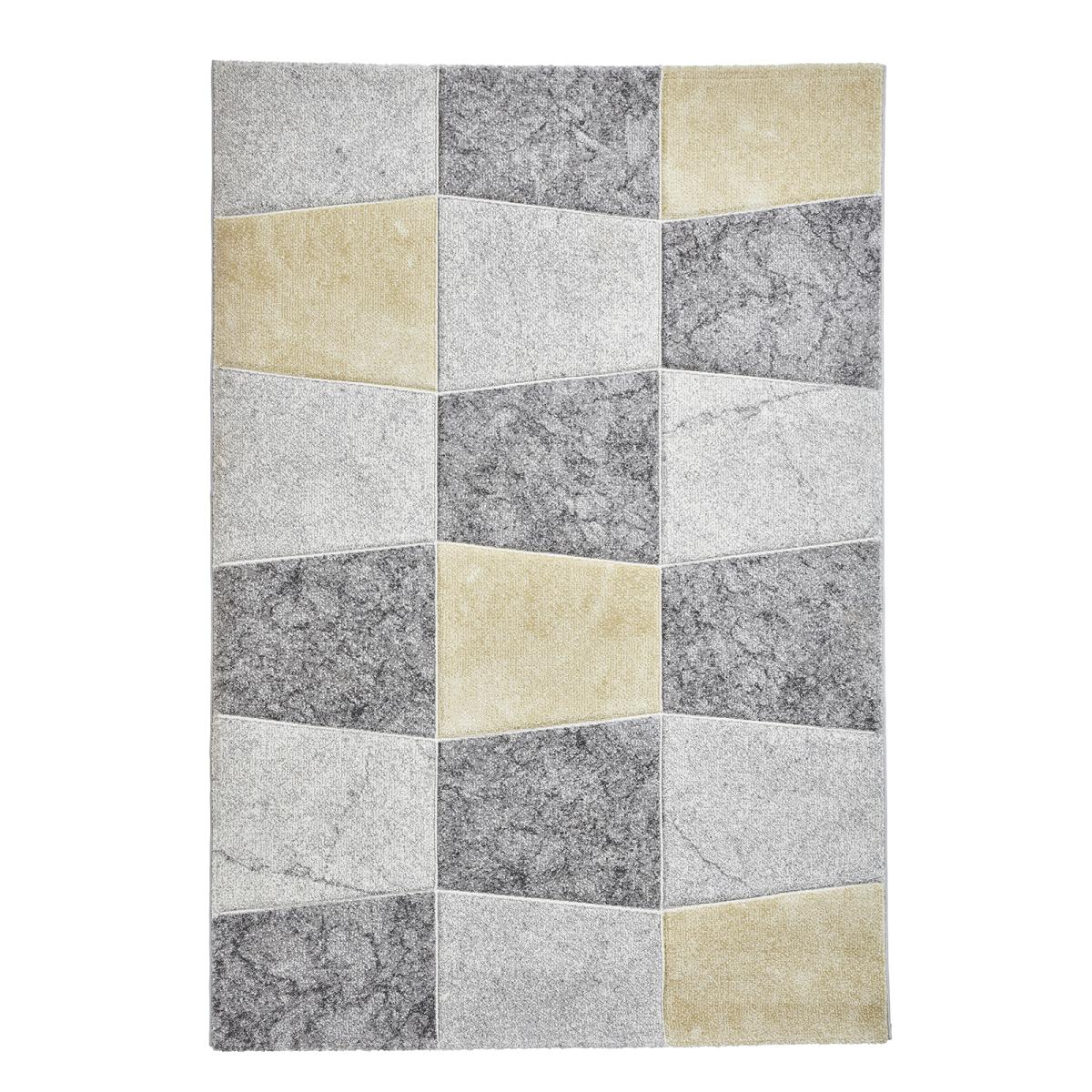 Brooklyn 22192 Modern in Grey Yellow 120x170cm – image 5