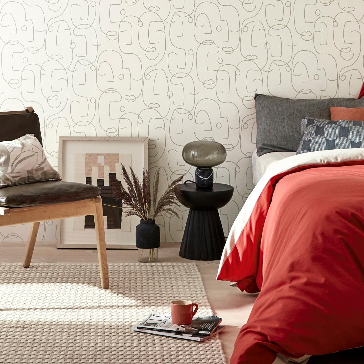 Epsilon Face Wallpaper 112005 by Scion in Hessian Beige Roll – image 3