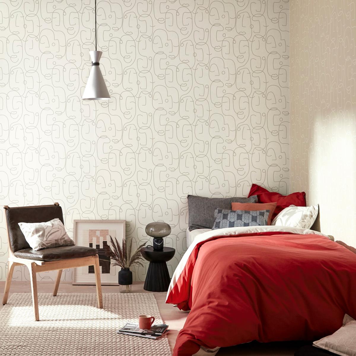 Epsilon Face Wallpaper 112005 by Scion in Hessian Beige Roll – image 1