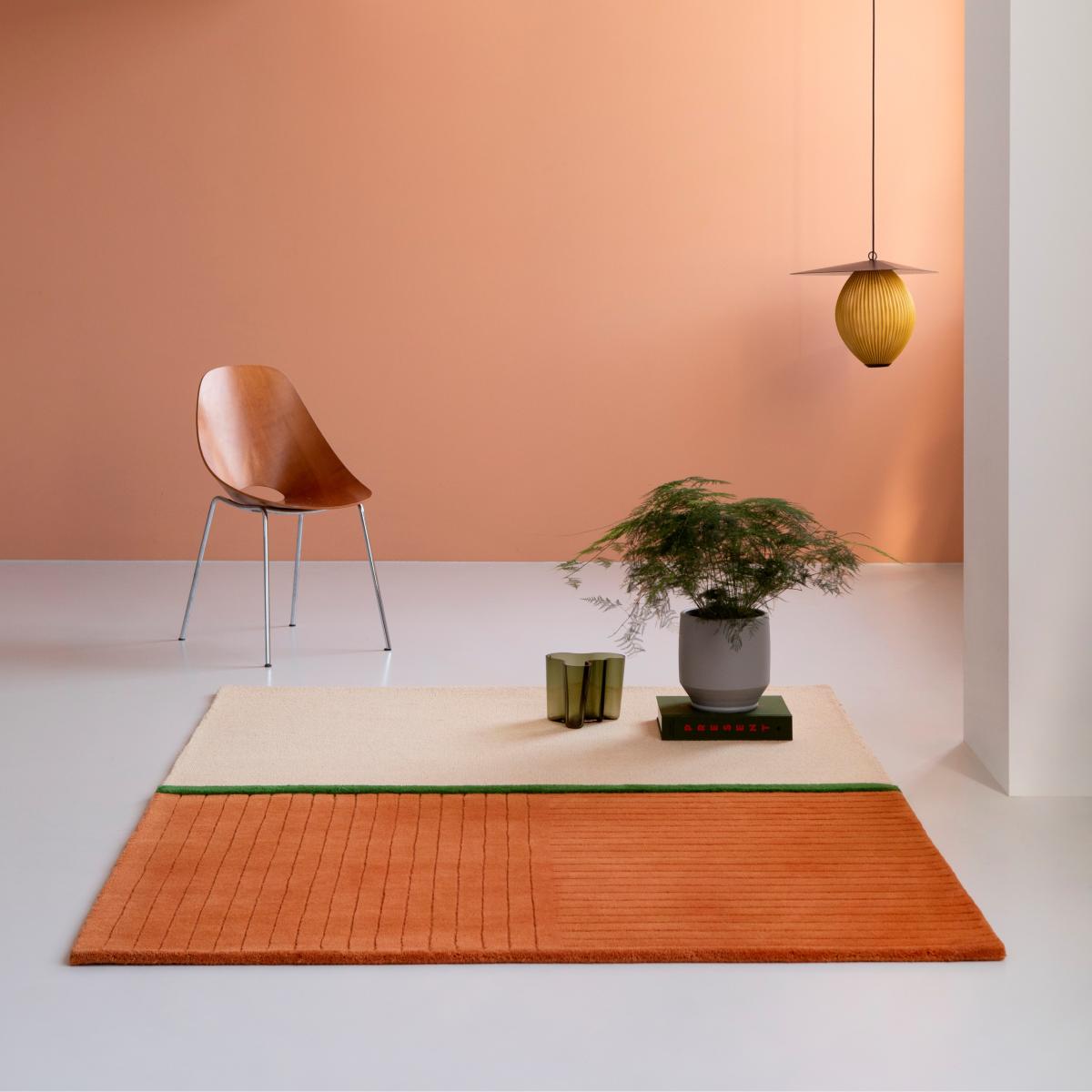 Decor Rhythm 098003 Rugs by Brink and Campman in Tangerine250x350cm – image 1
