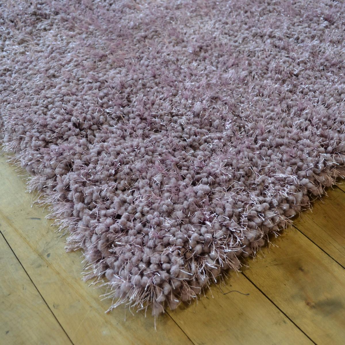 Chicago Shaggy Hallway Runner Rugs in Lavender 67x200cm – image 2