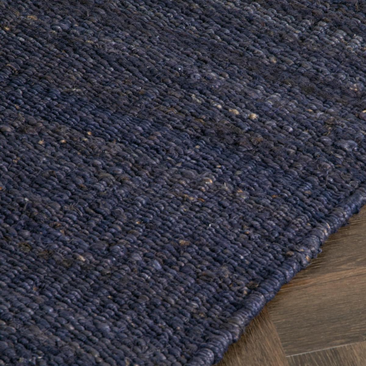 Talulah Chunky Jute Runner Rug in Navy Blue60x230cm – image 2