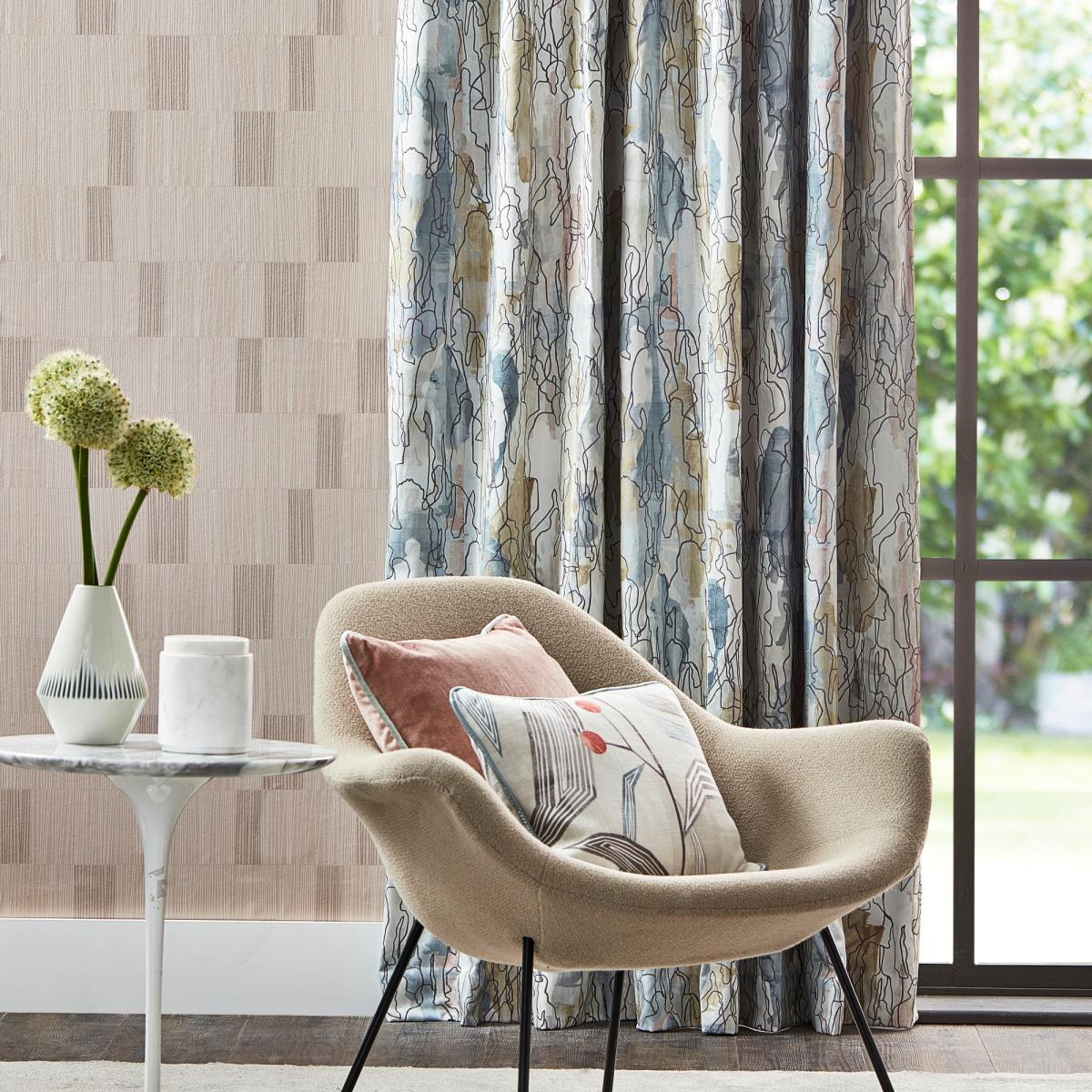 Echo Wallpaper 111681 by Harlequin in Slate Chalk White Roll – image 2