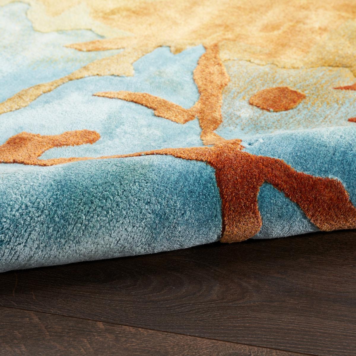 Prismatic Abstract Rugs PRS29 by Nourison in Gold Multicolour236x297cm – image 4