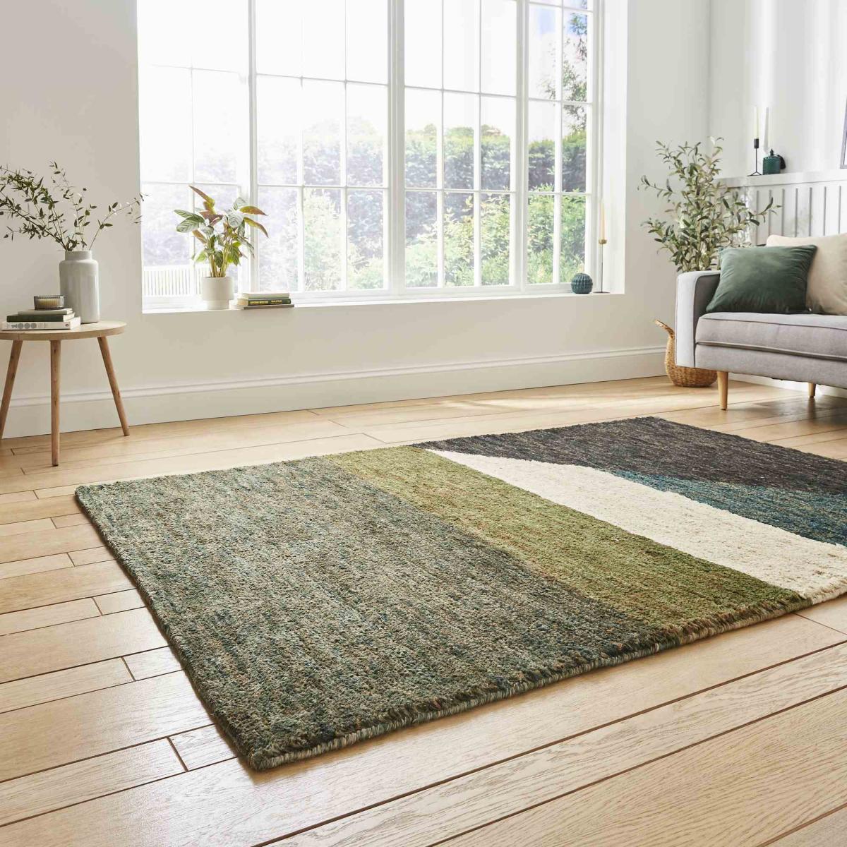 Hemp 23373 Modern Geometric Rugs in Multi150x230cm – image 2