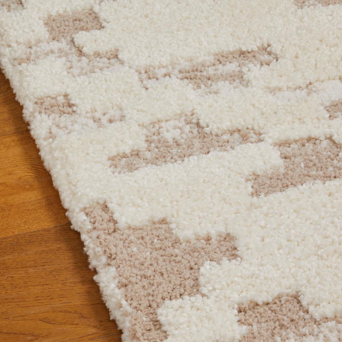 Tribal 5090W Aztec Shaggy Rug in Beige Ivory200x285cm – image 2