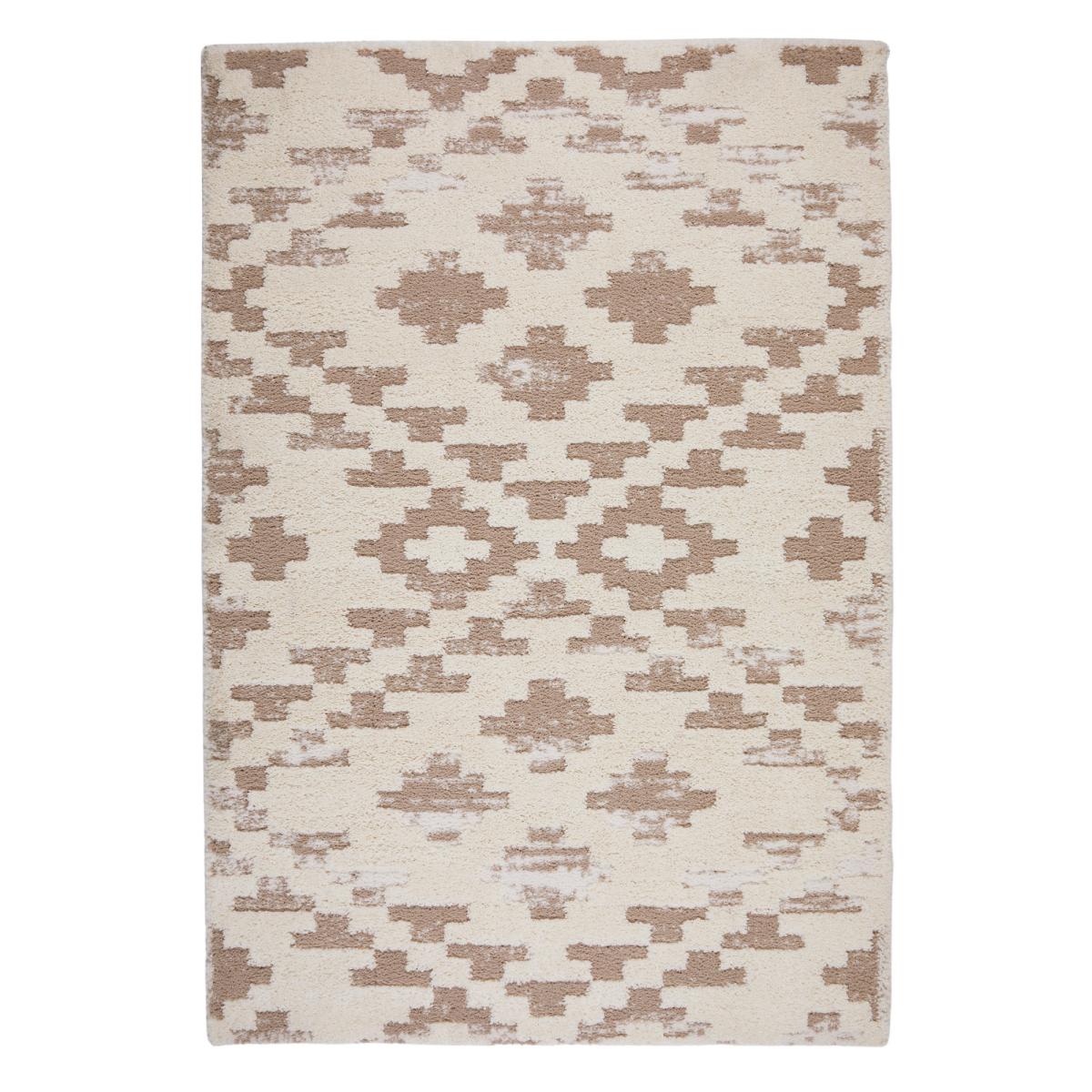 Tribal 5090W Aztec Shaggy Rug in Beige Ivory200x285cm – image 5