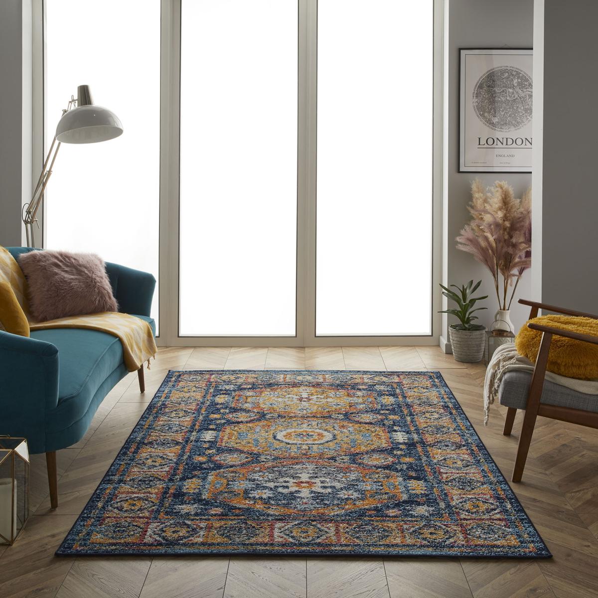 Gilbert 8021 M Traditional Medallion Rugs in Multi – image 2