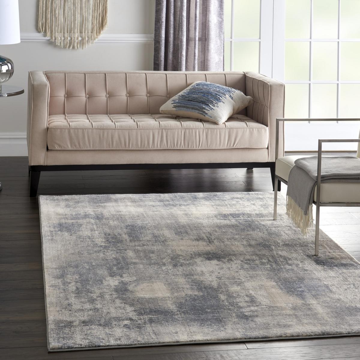 Rustic Textures Rugs RUS02 in BLUIV – image 1