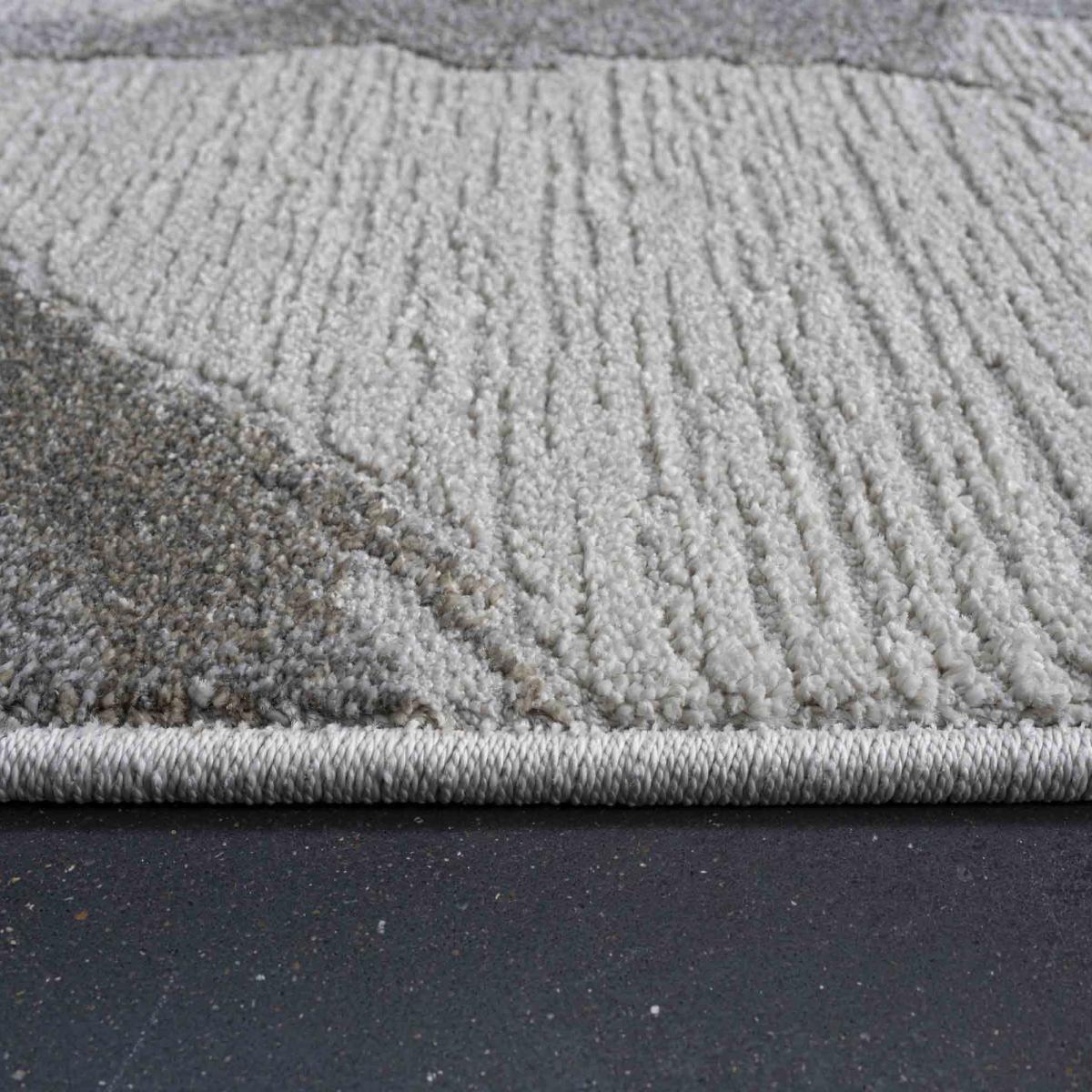 Milano 46014 6191 Abstract Marble Rugs in Grey – image 4