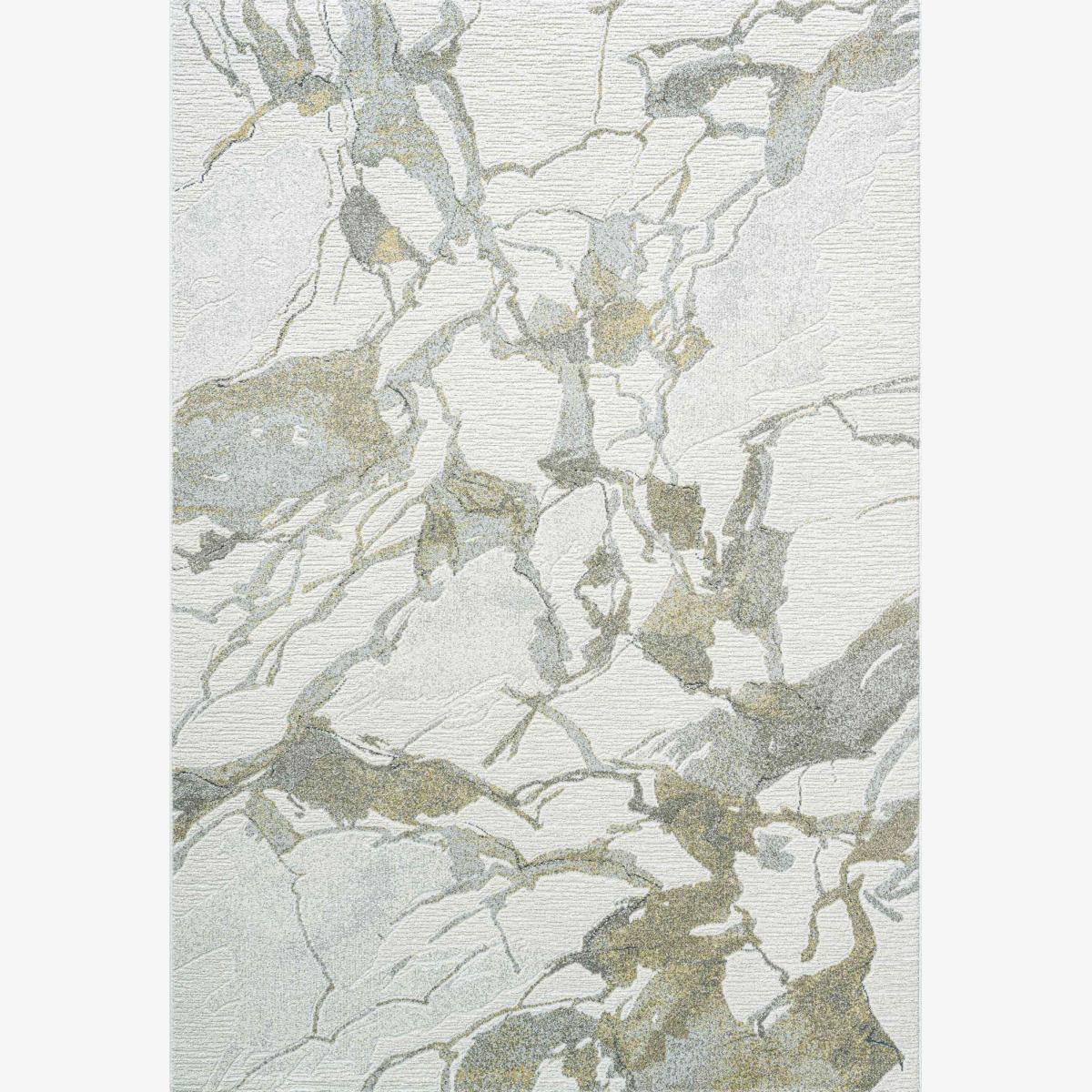 Milano 46014 6191 Abstract Marble Rugs in Grey – image 1