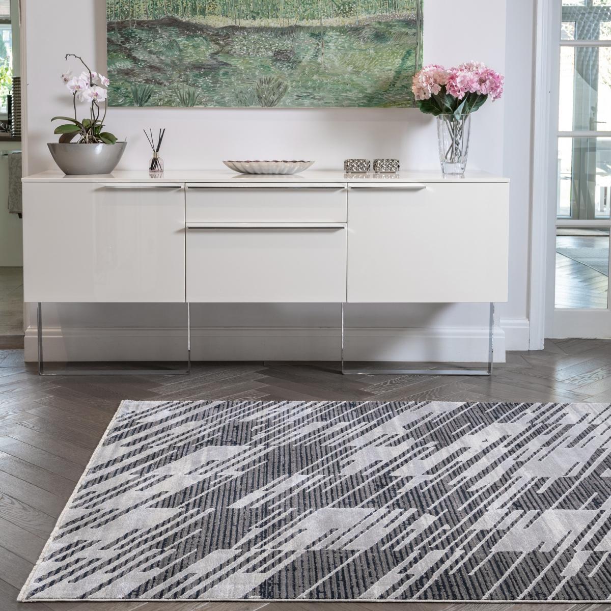 Onyx ONX10 Abstract Rugs in Grey – image 1