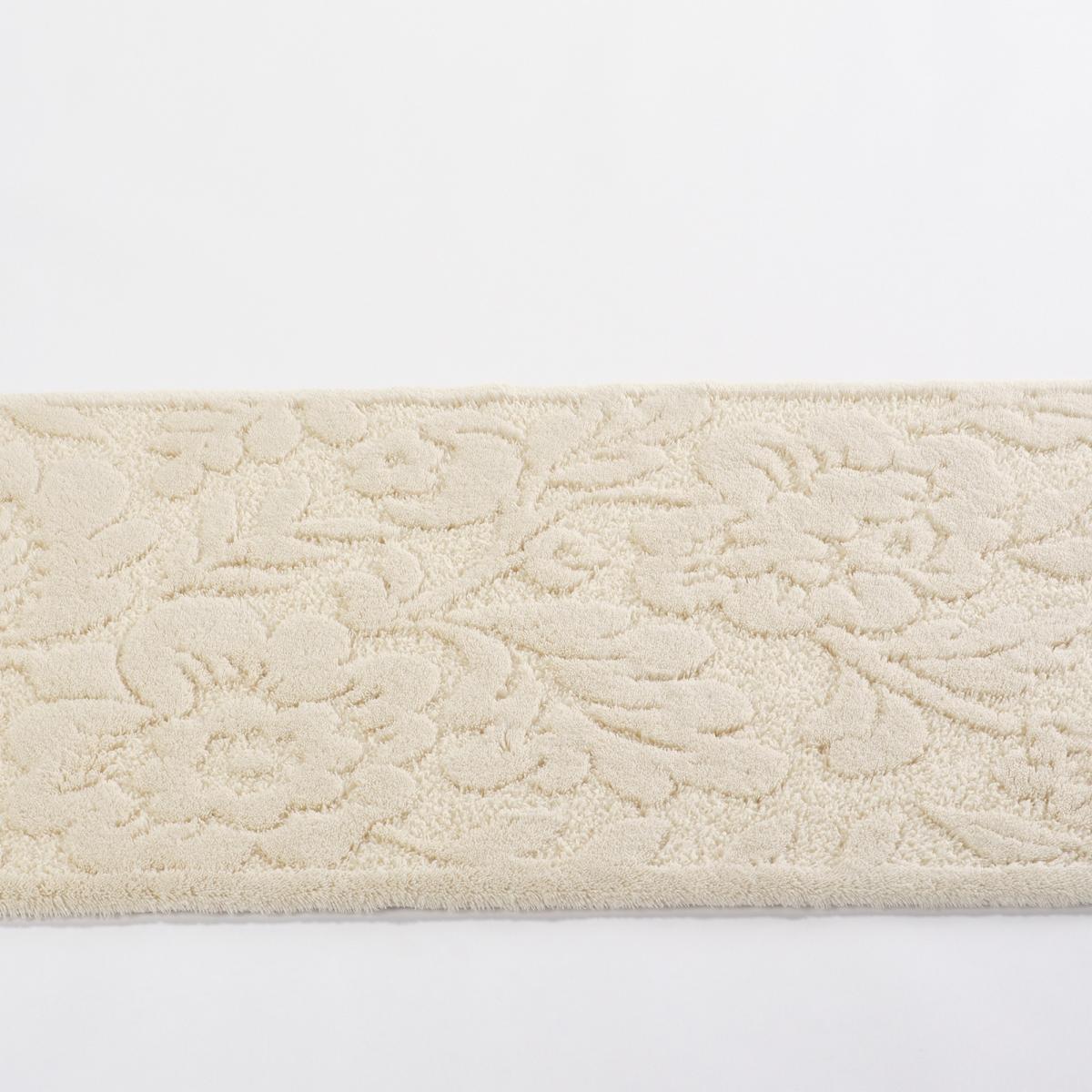 Brighton 101 Floral Bath Mats in Ecru by Designer Abyss & Habidecor&nbsp;60x100cm – image 2
