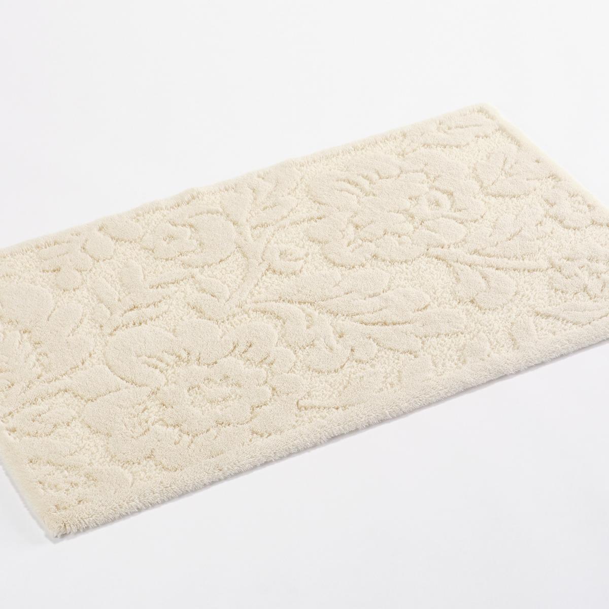 Brighton 101 Floral Bath Mats in Ecru by Designer Abyss & Habidecor&nbsp;60x100cm – image 3