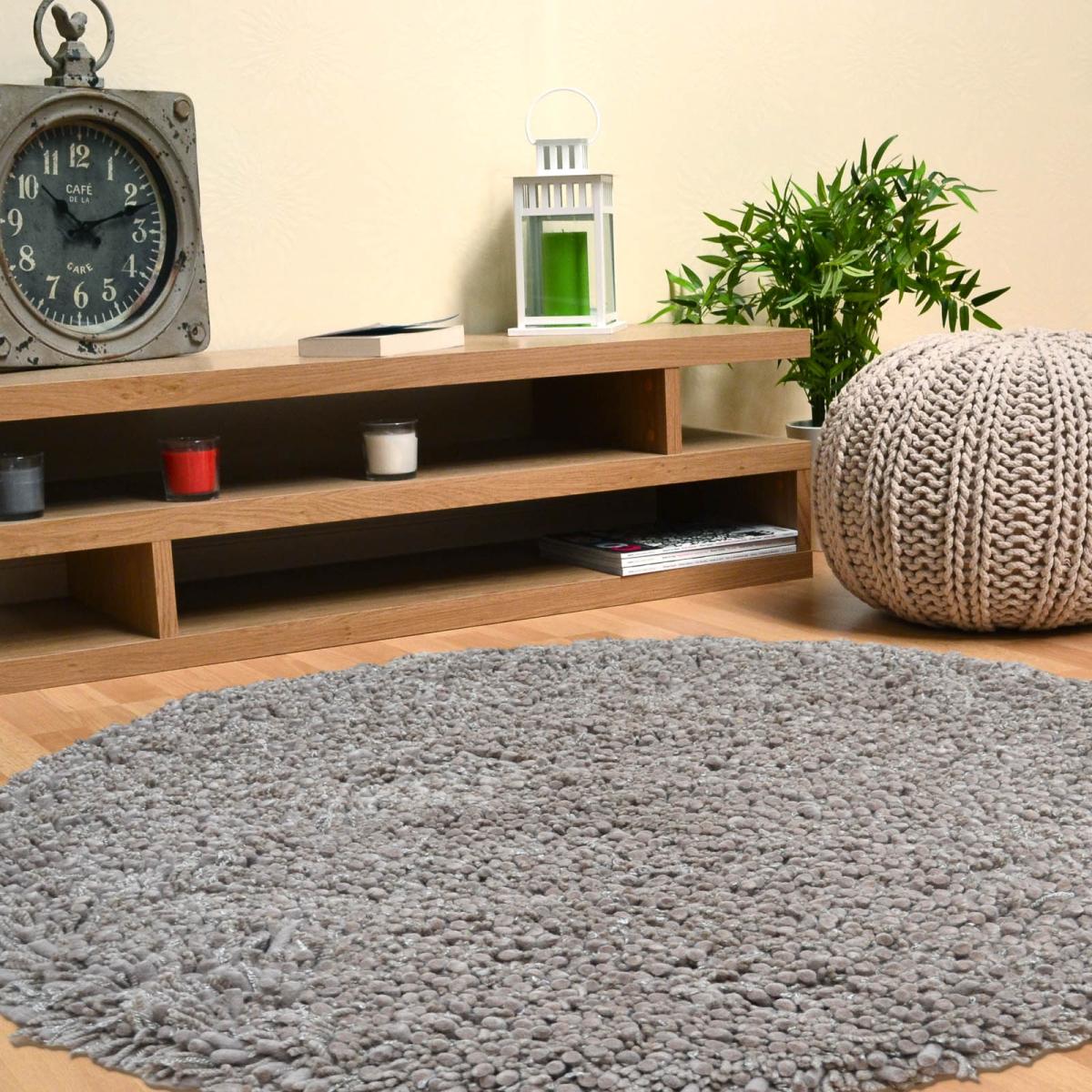 Aintree Circular Rug 41192 in Lattee – image 2
