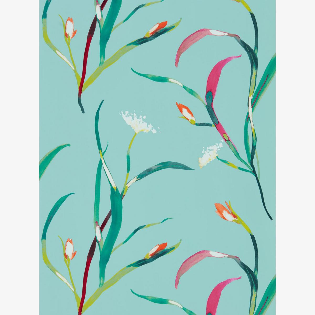 Saona Wallpaper 111755 by Harlequin in Lagoon Blue ZestRoll