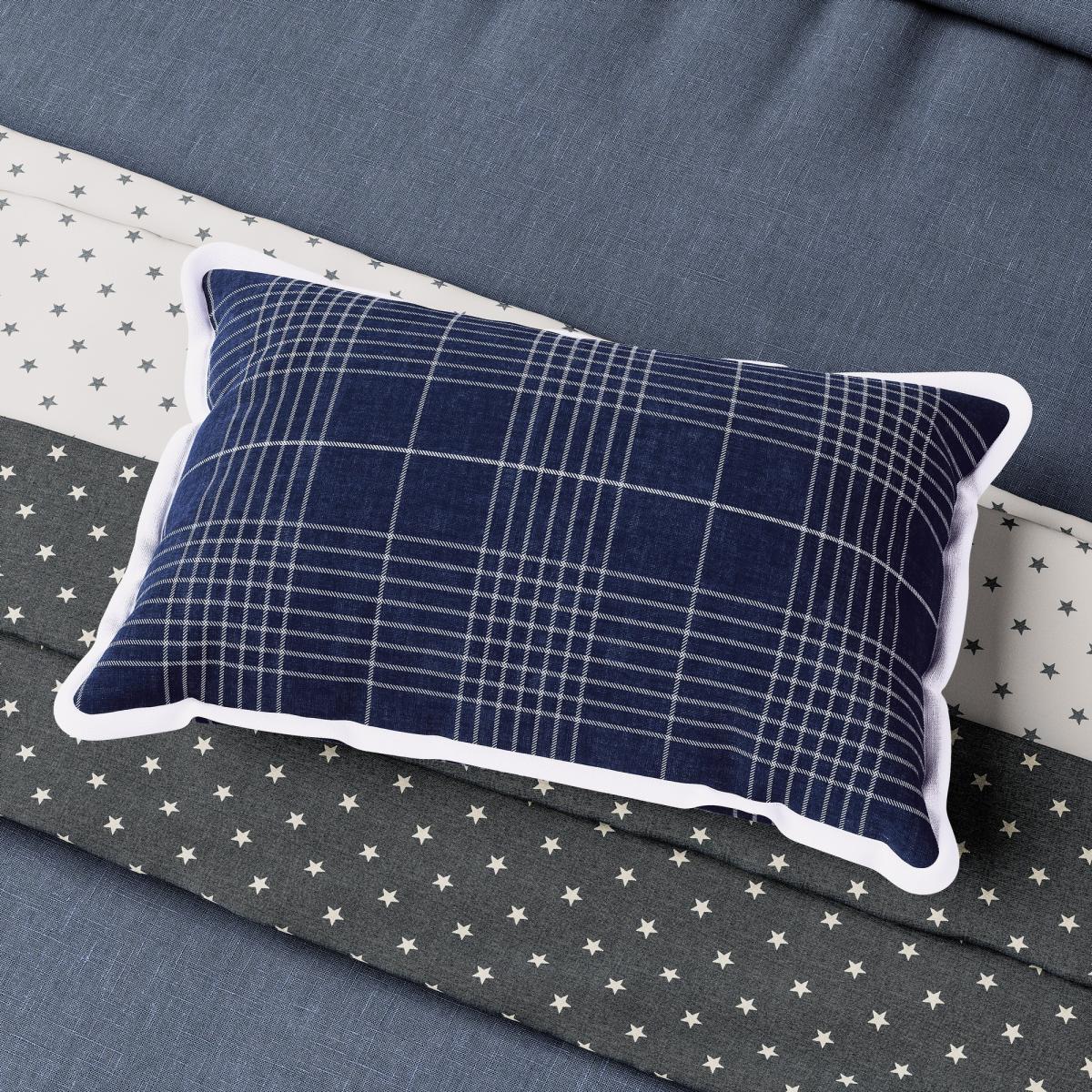 Long Island Star Woven Throw by Helena Springfield in Blue 150x200cm – image 2