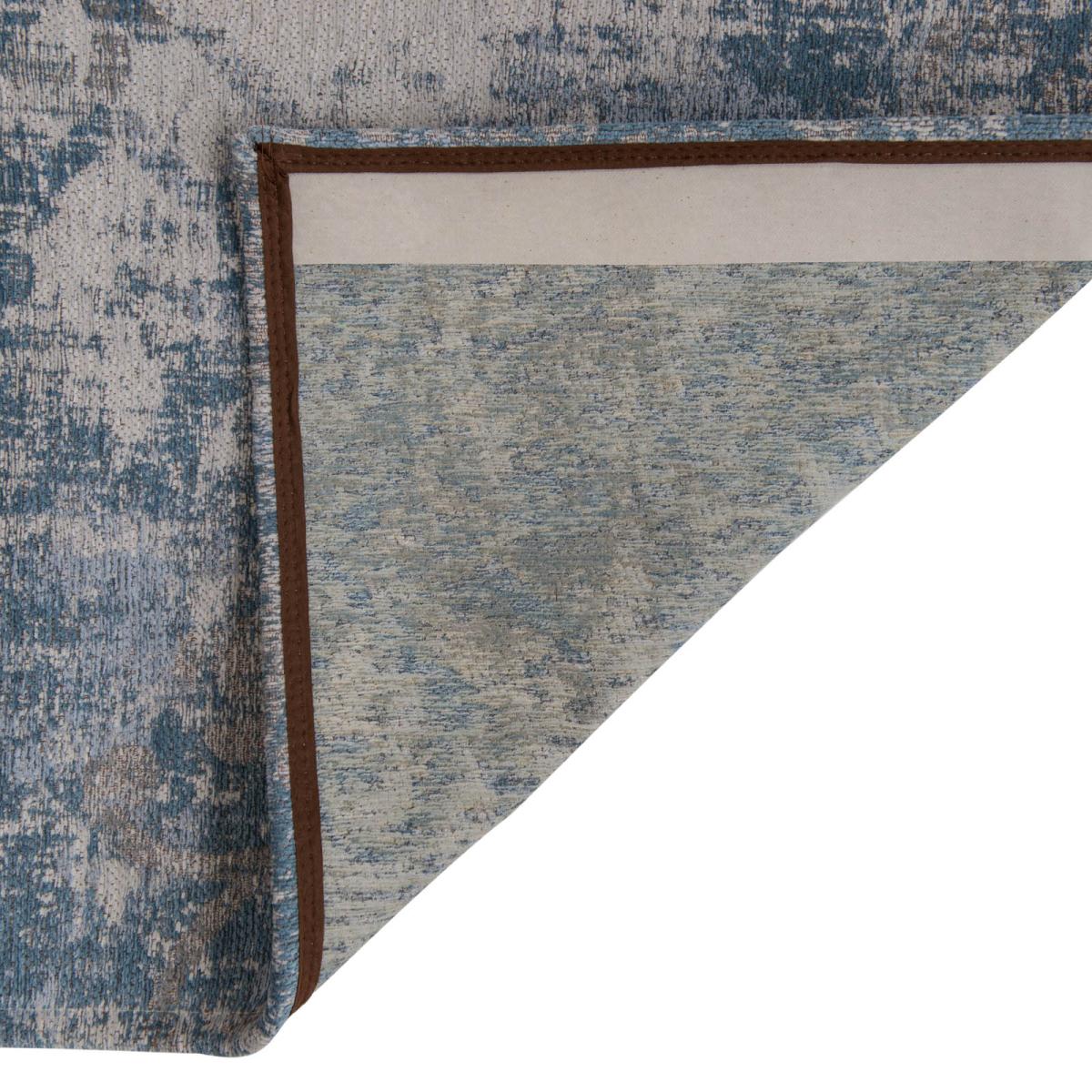 Fading World Babylon Rugs 8545 Alhambra Modern Blue Cream Rug by Louis De Poortere 200x280cm – image 4